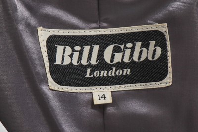 Lot 416 - A Bill Gibb moss crêpe 'Bee' dress, Autumn-Winter, 1972-73
