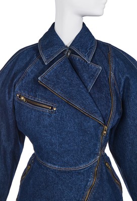 Azzedine Alaia 1986 デニム　ワンピース　コート Azzedine Alaia 1986 デニム ワンピース コート Azzedine Alaia 1986