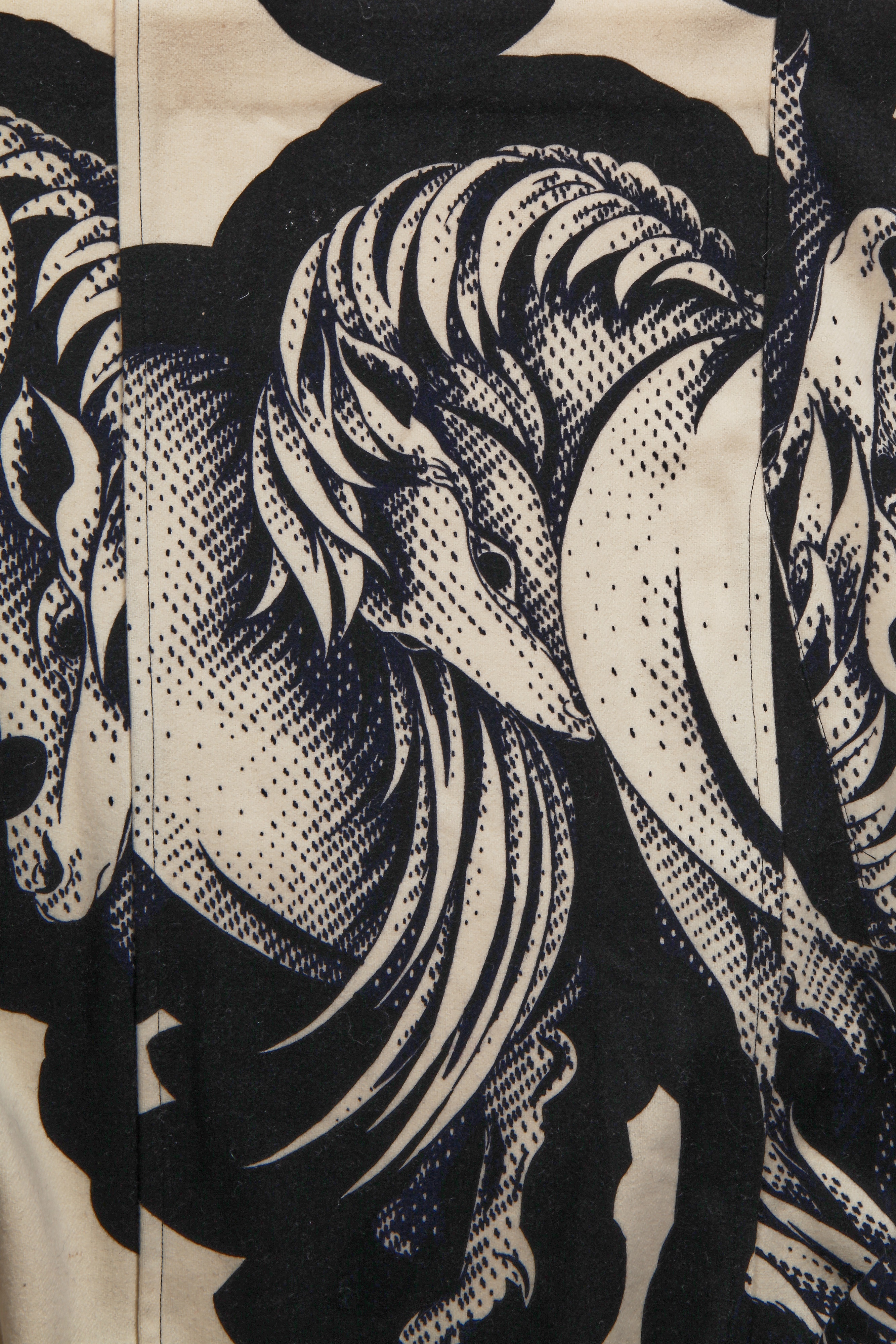 Lot 162 - An early Yohji Yamamoto printed wool