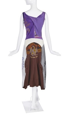 Lot 164 - A Comme des Garçons by Junya Watanabe t-shirt collage dress, Spring-Summer 2006