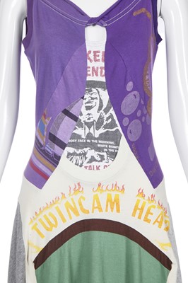 Lot 164 - A Comme des Garçons by Junya Watanabe t-shirt collage dress, Spring-Summer 2006