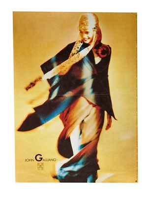Lot 324 - A John Galliano London mood board and studio book for the  'Charles James' collection,  Spring-Summer, 1989