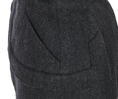 Lot 460 - A Pierre Balmain haute couture charcoal grey wool suit, circa 1949