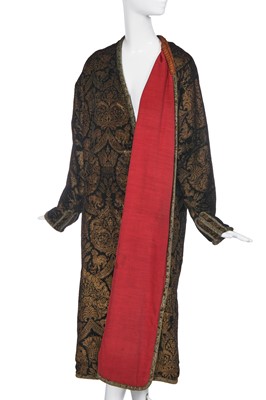 Lot 479 - A fine Mariano Fortuny stencilled velvet evening coat, 1920s