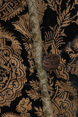 Lot 479 - A fine Mariano Fortuny stencilled velvet evening coat, 1920s