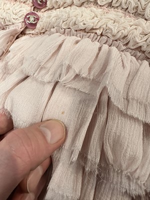 Lot 6 - A Chanel pale pink chiffon capelet, Autumn-Winter 2009-10