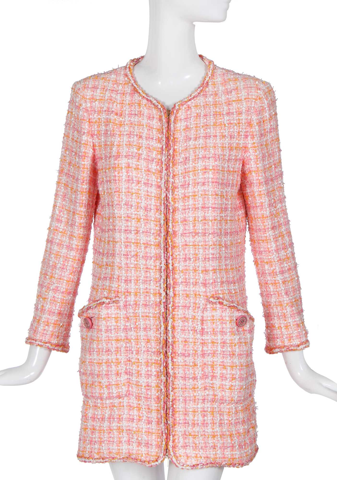 Click for high resolution Lot 16 - A Chanel fantasy tweed jacket, Cruise 2019