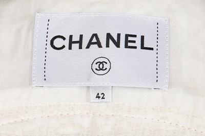 Lot 21 - A Chanel ivory summer tweed jacket, 'Cruise Cuba' collection, Cruise 2017