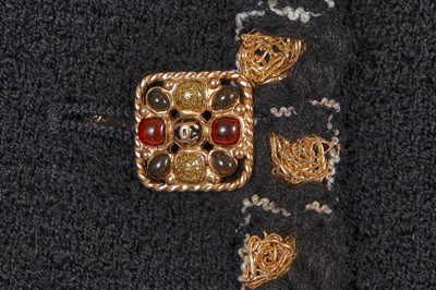 Lot 26 - A Chanel black bouclé wool jacket, 'Paris-Byzantium' collection, Métiers d'Art, Pre-Fall 2011