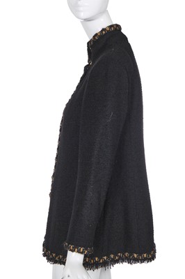 Lot 26 - A Chanel black bouclé wool jacket, 'Paris-Byzantium' collection, Métiers d'Art, Pre-Fall 2011