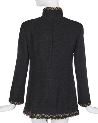 Lot 26 - A Chanel black bouclé wool jacket, 'Paris-Byzantium' collection, Métiers d'Art, Pre-Fall 2011