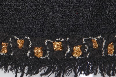 Lot 26 - A Chanel black bouclé wool jacket, 'Paris-Byzantium' collection, Métiers d'Art, Pre-Fall 2011