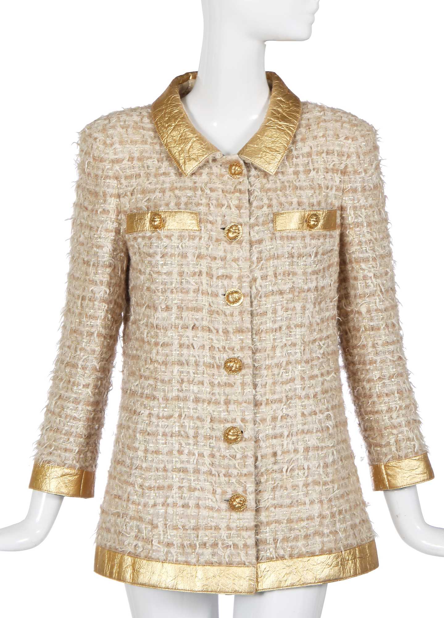 Click for high resolution Lot 35 - A fine Chanel fantasy tweed jacket, 'Eygptomania' collection, Métiers d'Art, Pre-Fall 2019