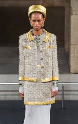 Lot 35 - A fine Chanel fantasy tweed jacket, 'Eygptomania' collection, Métiers d'Art, Pre-Fall 2019