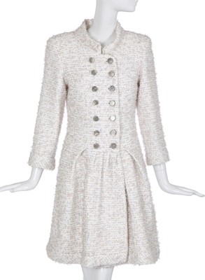 Lot 39 - A Chanel fantasy tweed coat dress, Spring-Summer 2018