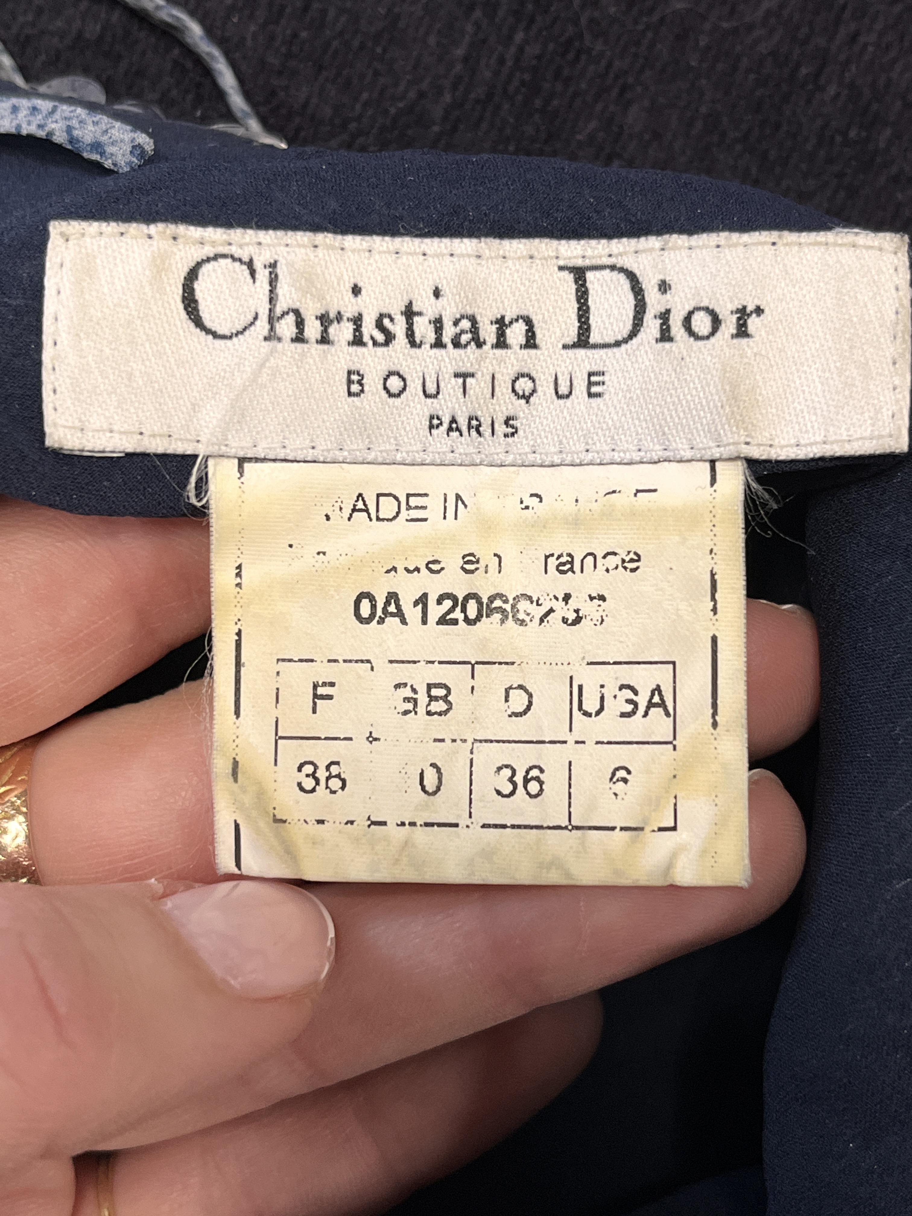 レア　Christian Dior BOUTIQUE テーラード　L ガリアーノ Christian Dior クリスチャンディオール 3ピーススカートスーツ