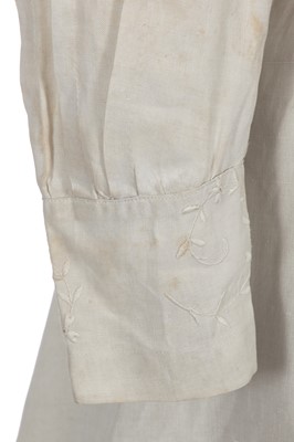 Lot 503 - A rare Redfern ivory linen summer sporting suit, circa 1905