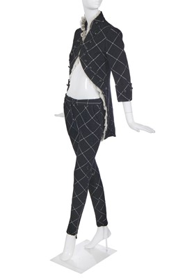 Lot 299 - An Alexander McQueen checked wool suit, 'The Girl Who Lived in the Tree', Autumn-Winter 2008-09