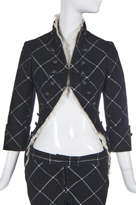 Lot 299 - An Alexander McQueen checked wool suit, 'The Girl Who Lived in the Tree', Autumn-Winter 2008-09