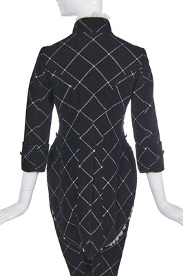 Lot 299 - An Alexander McQueen checked wool suit, 'The Girl Who Lived in the Tree', Autumn-Winter 2008-09