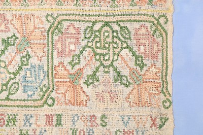 Lot 508 - Martha Mellis border band sampler dated 1678,...