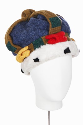 Lot 247 - A Vivienne Westwood crown, 'Harris Tweed' collection, Autumn-Winter 1987-88