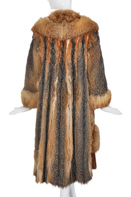 Lot 318 - A Bill Gibb for Philip Hockley fox fur and suede coat, circa 1972