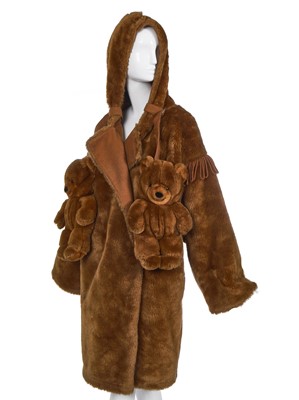 Lot 314 - A Jean-Charles de Castelbajac teddy-bear coat, circa 1996