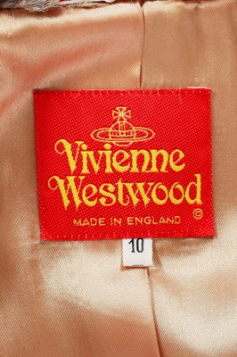 Lot 358 - A Vivienne Westwood faux-leopard jacket and bag, 'Voyage to Cythera' collection, Autumn-Winter 1989-90