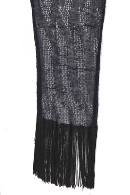 Lot 275 - A John Galliano black bias-cut dress, 'Charles James' collection, Spring-Summer 1989
