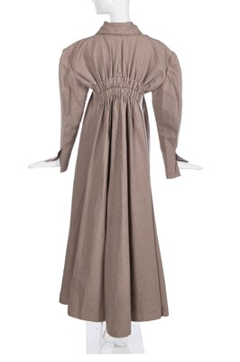 Lot 293 - A fine and rare John Galliano pinstripe coat, 'Fallen Angels' collection, Spring-Summer 1986