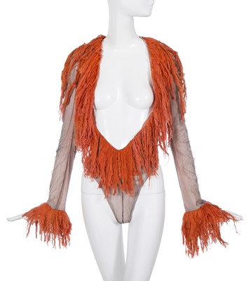 Lot 266 - A rare John Galliano tulle bodysuit, 'Josephine Bonaparte Meets Lolita', Spring-Summer 1992