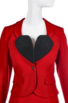 Lot 357 - A Vivienne Westwood heart suit 'Harris Tweed' collection, Autumn-Winter 1987-88