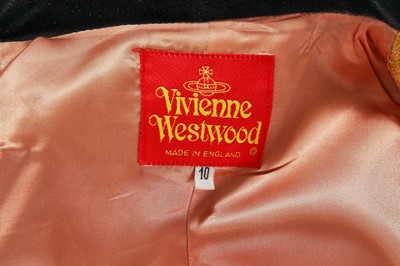 Lot 354 - A Vivienne Westwood yellow tweed suit, 'Voyage to Cythera' collection, Autumn-Winter 1989-90