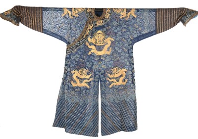 Lot 518 - A summer dragon robe, jifu, Chinese, late 19th...