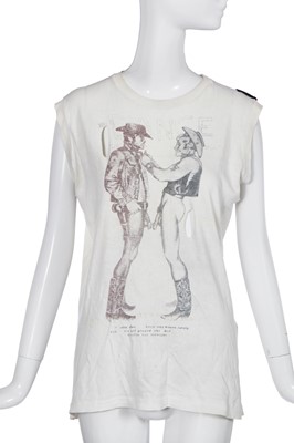 Lot 393 - A Westwood/McLaren Seditionaries 'Dancing Cowboys' sleeveless t-shirt, circa 1977