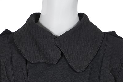 Lot 345 - A rare Vivienne Westwood black cloqué cotton ensemble, 'Hypnos' collection, Spring-Summer 1984