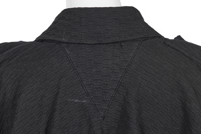 Lot 345 - A rare Vivienne Westwood black cloqué cotton ensemble, 'Hypnos' collection, Spring-Summer 1984