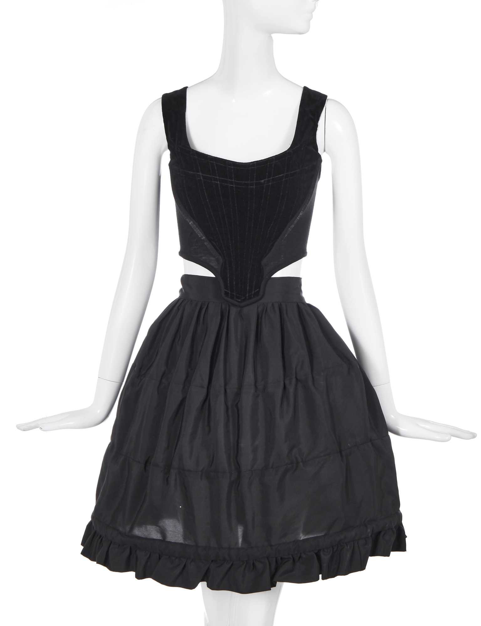 Lot 348 - A Vivienne Westwood black silk skirt, 'Mini