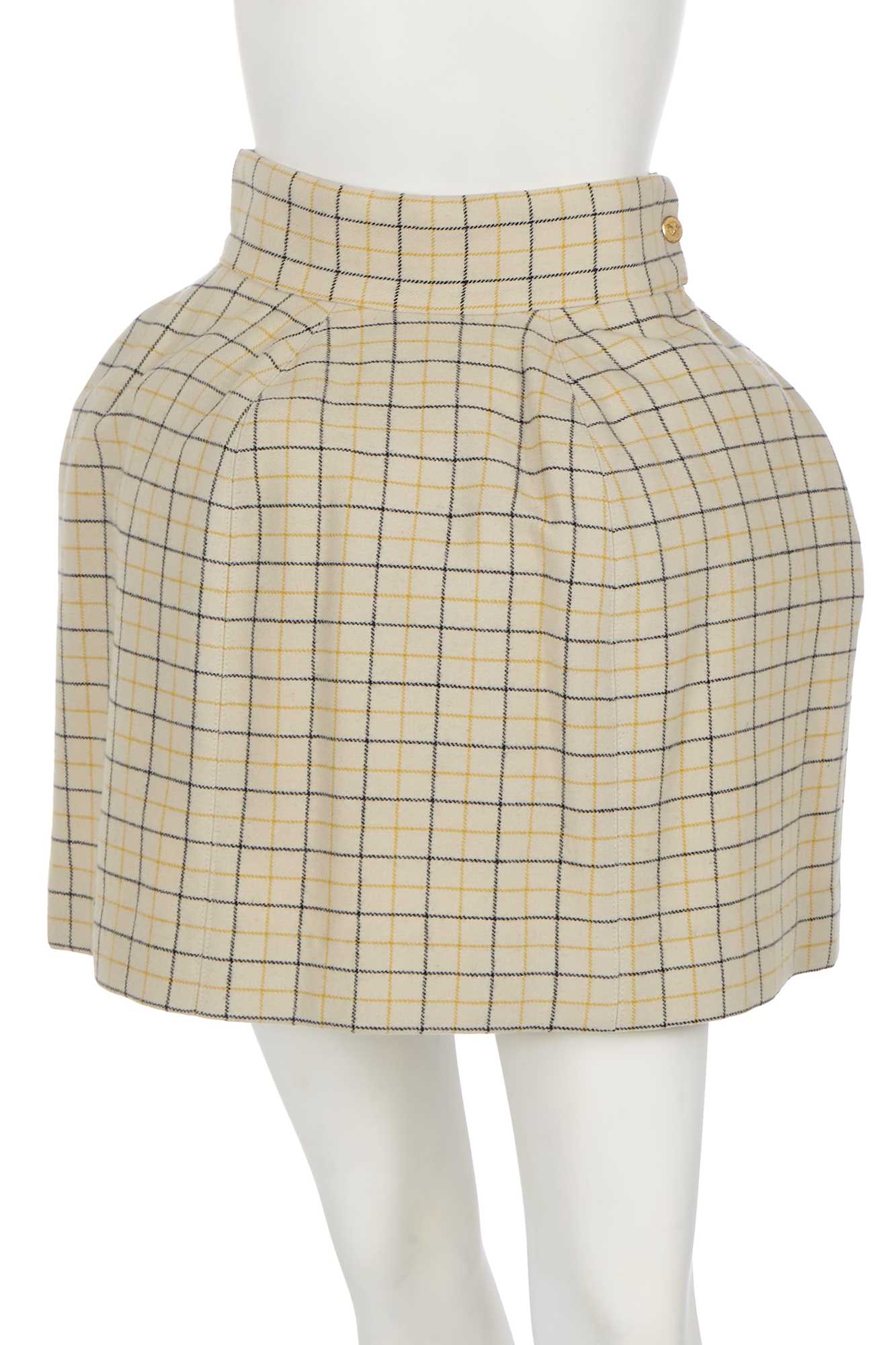 Lot 221 - A Vivienne Westwood tattersall tweed skirt, '