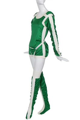 Lot 349 - A Vivienne Westwood sports-inspired ensemble, 'Hypnos' collection, Spring-Summer 1984