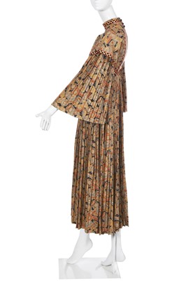 Lot 374 - A Bill Gibb printed cotton dress, circa 1970