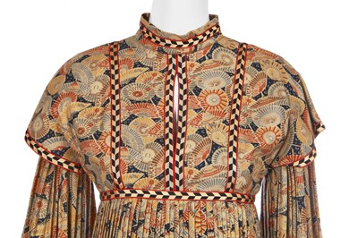 Lot 374 - A Bill Gibb printed cotton dress, circa 1970