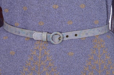 Lot 383 - A Bill Gibb lavender knitted ensemble, Spring-Summer 1976