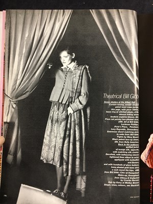 Lot 378 - A Bill Gibb brown wool ensemble, 1977