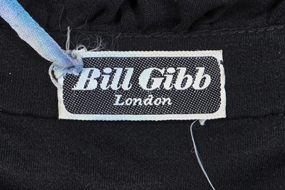 Lot 382 - A Bill Gibb hand-embroidered black ensemble, probably Autumn-Winter 1976-77