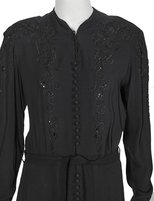 Lot 474 - Three black dresses, 1930s