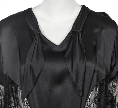Lot 474 - Three black dresses, 1930s