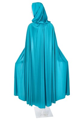 Lot 424 - A Loris Azzaro blue stretch jersey dress, 1970s