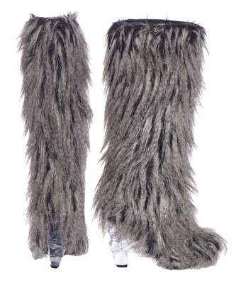 Lot 68 - A pair of Chanel 'Yeti' boots, Autumn-Winter 2010